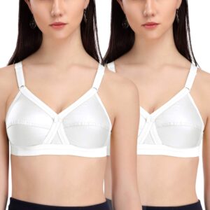 Women Cotton Non Padded C-Cup Bra -Pack of 03 [ Nari 561]