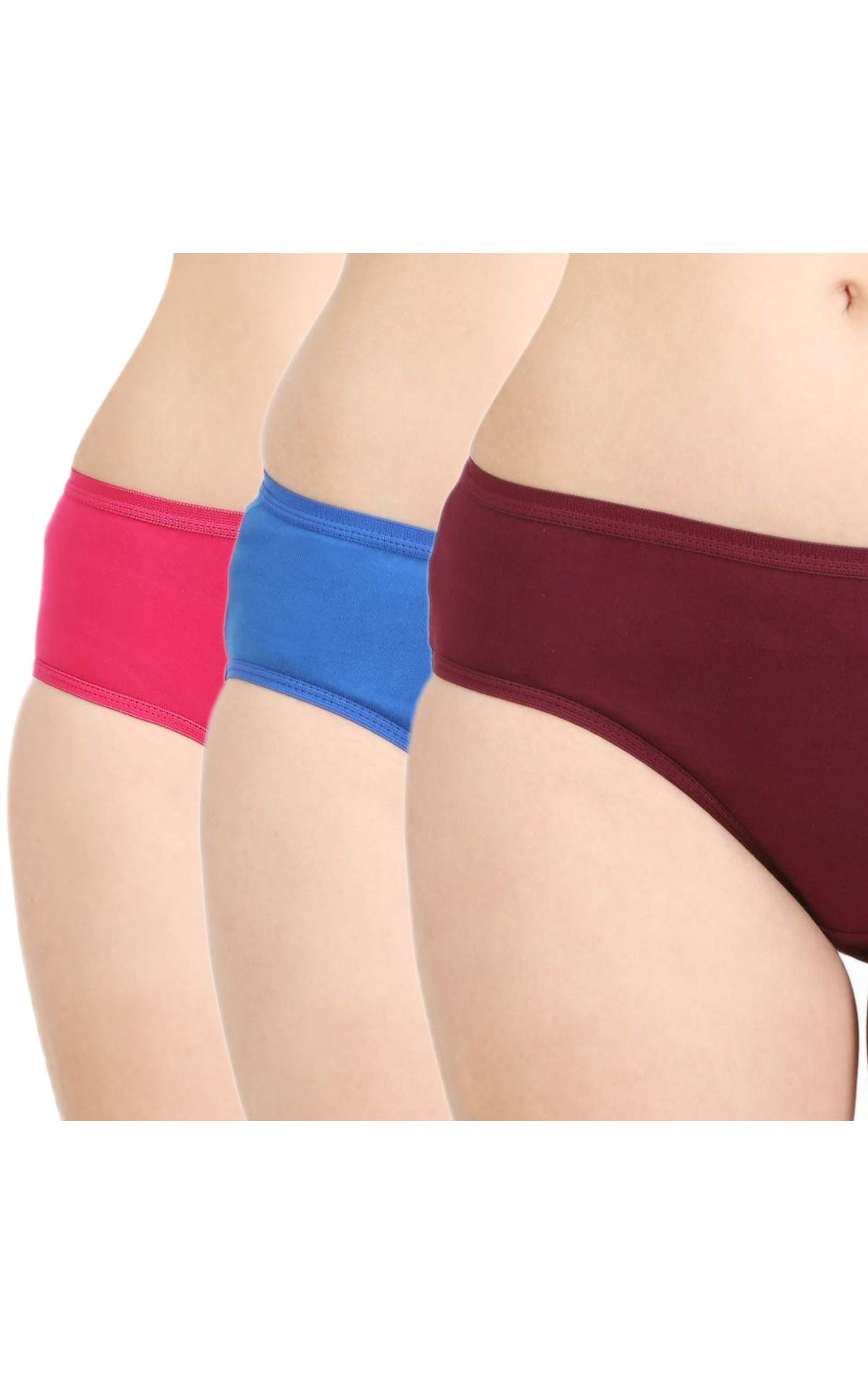Buy BODYCARE Pack of 6 100% Cotton Classic Panties - Multi-Color Online