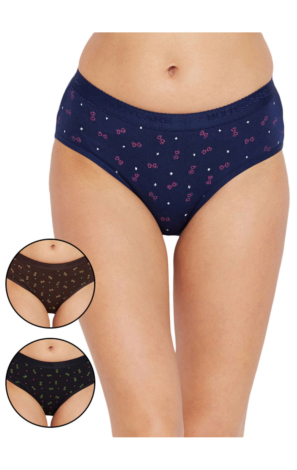 Buy Bodycare Women's Floral Hipster Panty (pack Of 6) - Multi