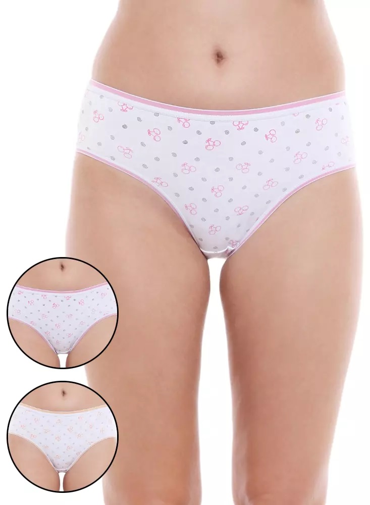 BODYCARE Women's Cotton Panties (Pack of 3) (4000-XL_Color May Vary_38) :  : Fashion