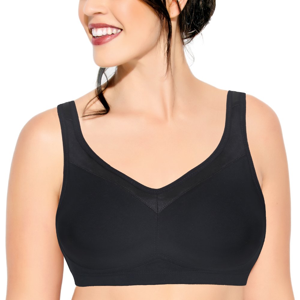 Enamor A042 Everyday Cotton Classic Bra for Women - Side Support Shaper,  Non-Padded, Non-Wired 