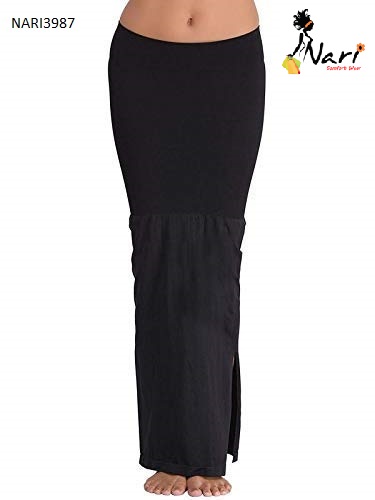 Saree Shapewear Petticoat for Women 3987 Saree Shaper Black – Nari