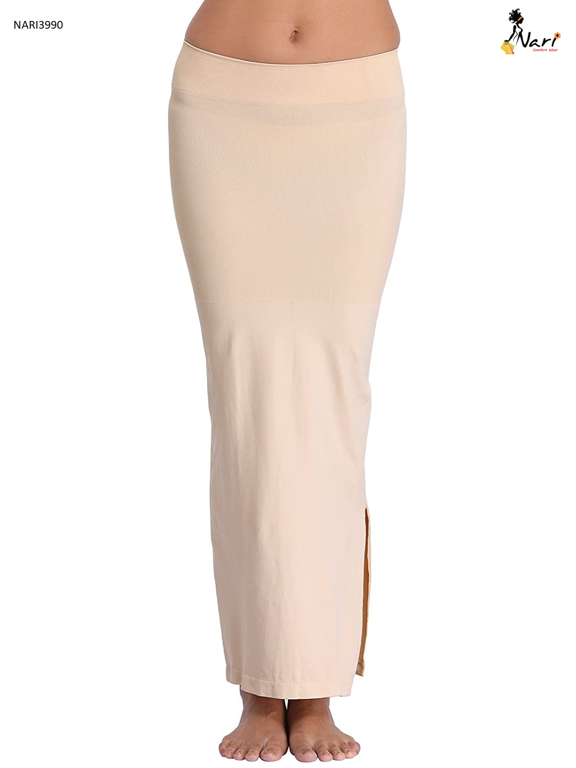 Sexy Women's Microfiber Lycra Full Elastic Saree Shapewear (Skirts