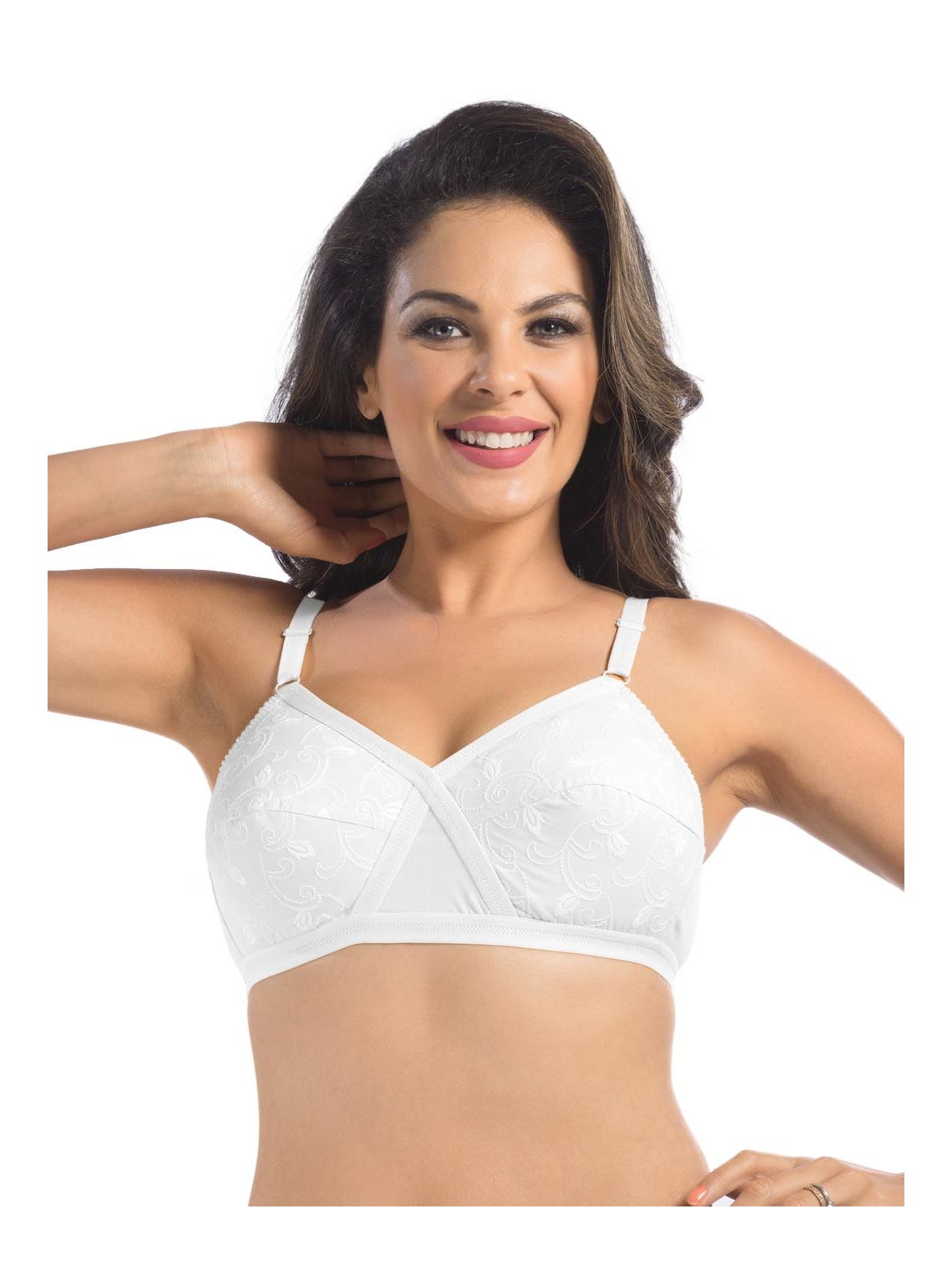Sonari Unique Women's Regular Bra White C- Cup [4048 NARI ] – Nari Comfort  Wear