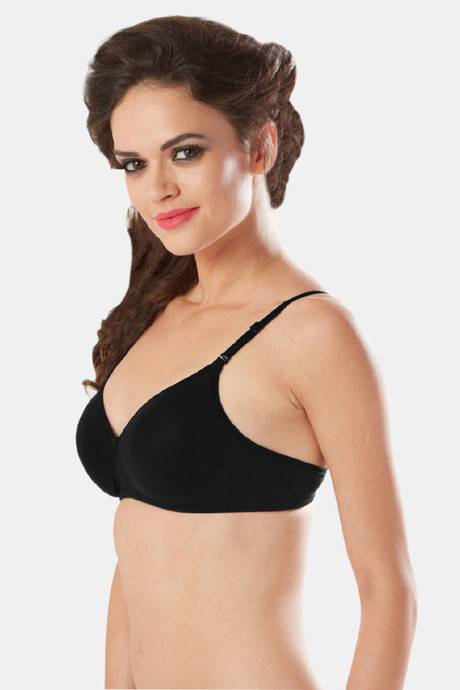 Buy Sonari Zoya Women's Regular Bra - Black (34D) Online