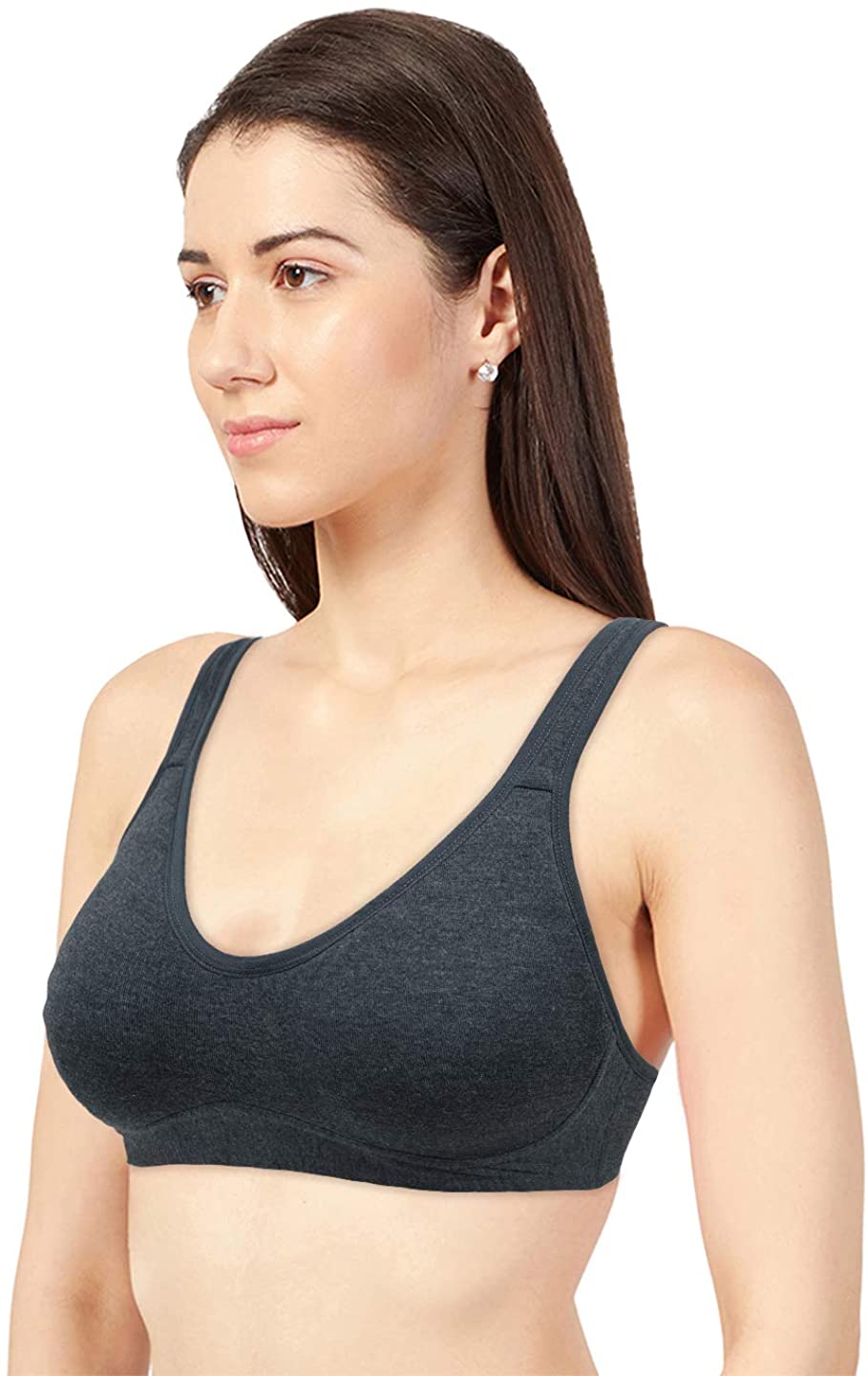 SOUMINIE Souminie Seamless Cross-Fit Bra Women Full Coverage Non Padded Bra  - Buy SOUMINIE Souminie Seamless Cross-Fit Bra Women Full Coverage Non  Padded Bra Online at Best Prices in India