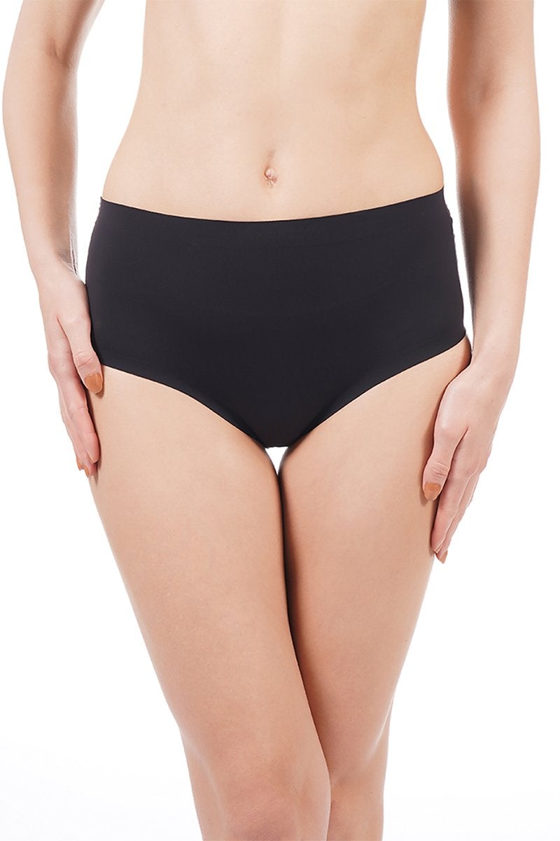 Buy Ultimo By Amante Invisible Comfort Seamless Midi Panty - Black at  Rs.318 online