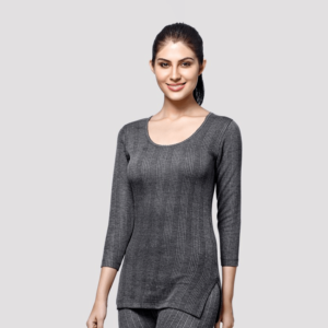 Bodycare Thermal Top 3/4 Sleeve – Grey [Pack of 01]