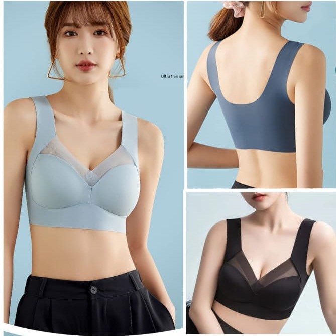Buy 2PCS Fashion Deep Cup Bra, Lace Push Up Wireless Bra For Women Plus  Size Full Coverage Seamless Bras (Color : B, Size : Large) Online at  desertcartKUWAIT