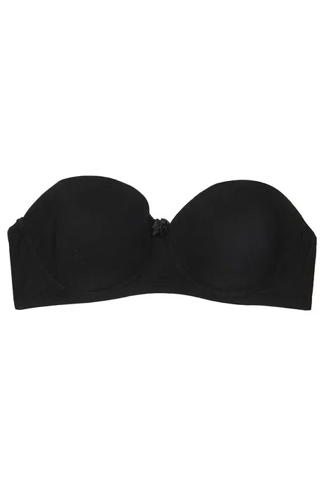 Buy Zivame Padded Wired 3/4th Coverage Strapless Bra-Black at Rs.598 online