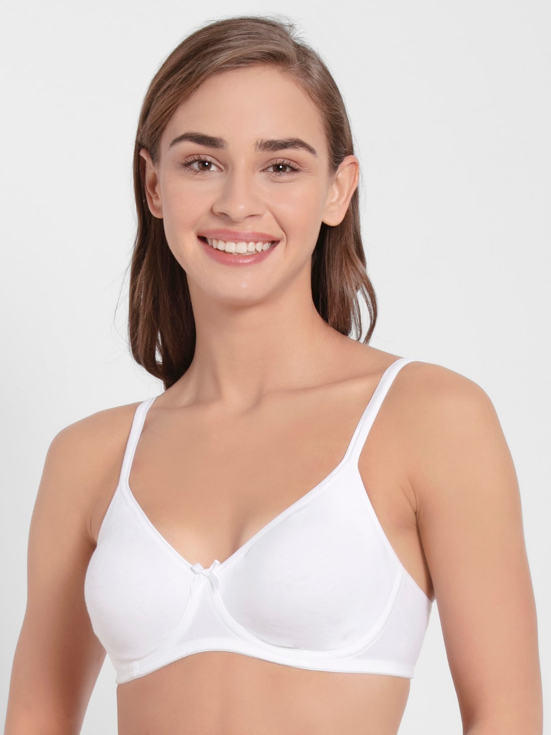 Enamor SB06 Low Impact Cotton Sports Bra – White – NARI 1025 – Nari Comfort  Wear