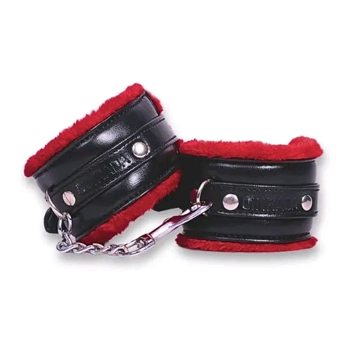 Soft Leather Handcuffs for Sex with Hunter - Image 4